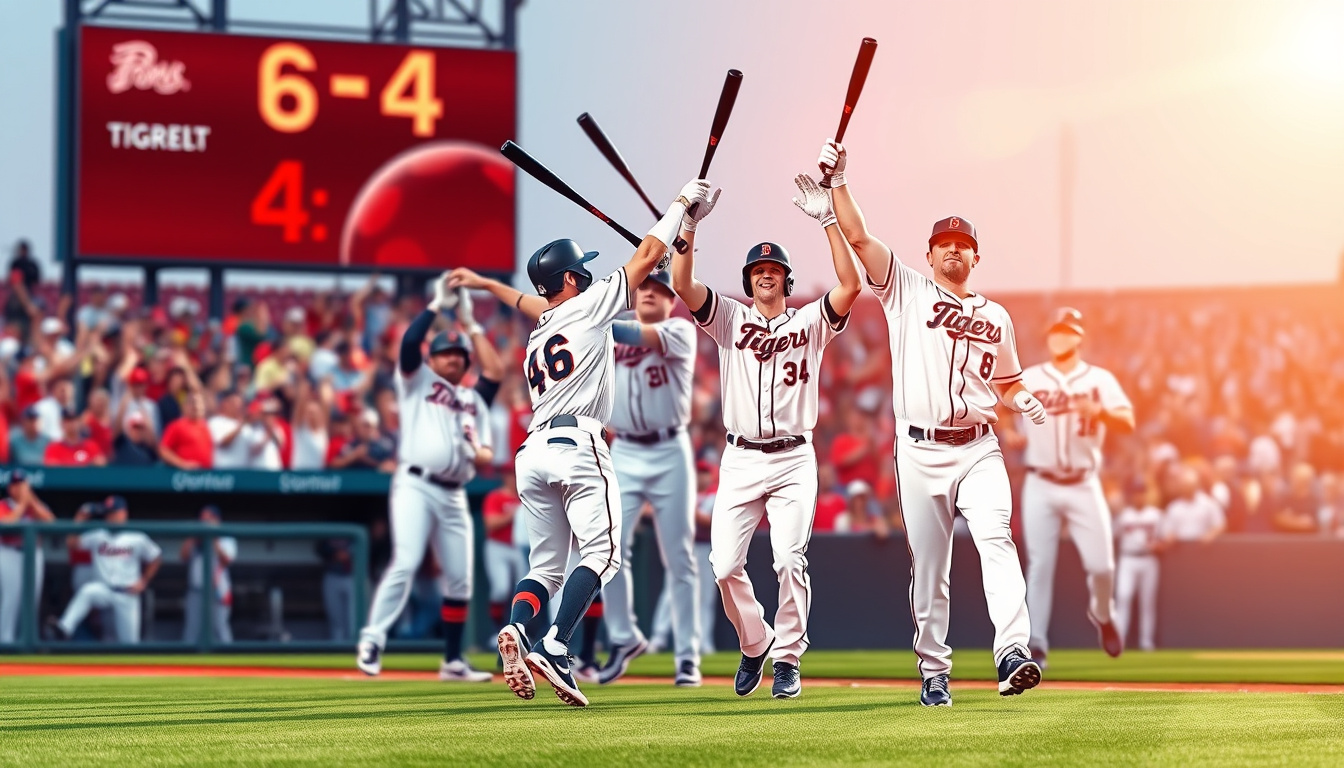 Detroit Tigers Triumph with 11 Hits, Overcome San Diego Padres in 6-4 Season Opener