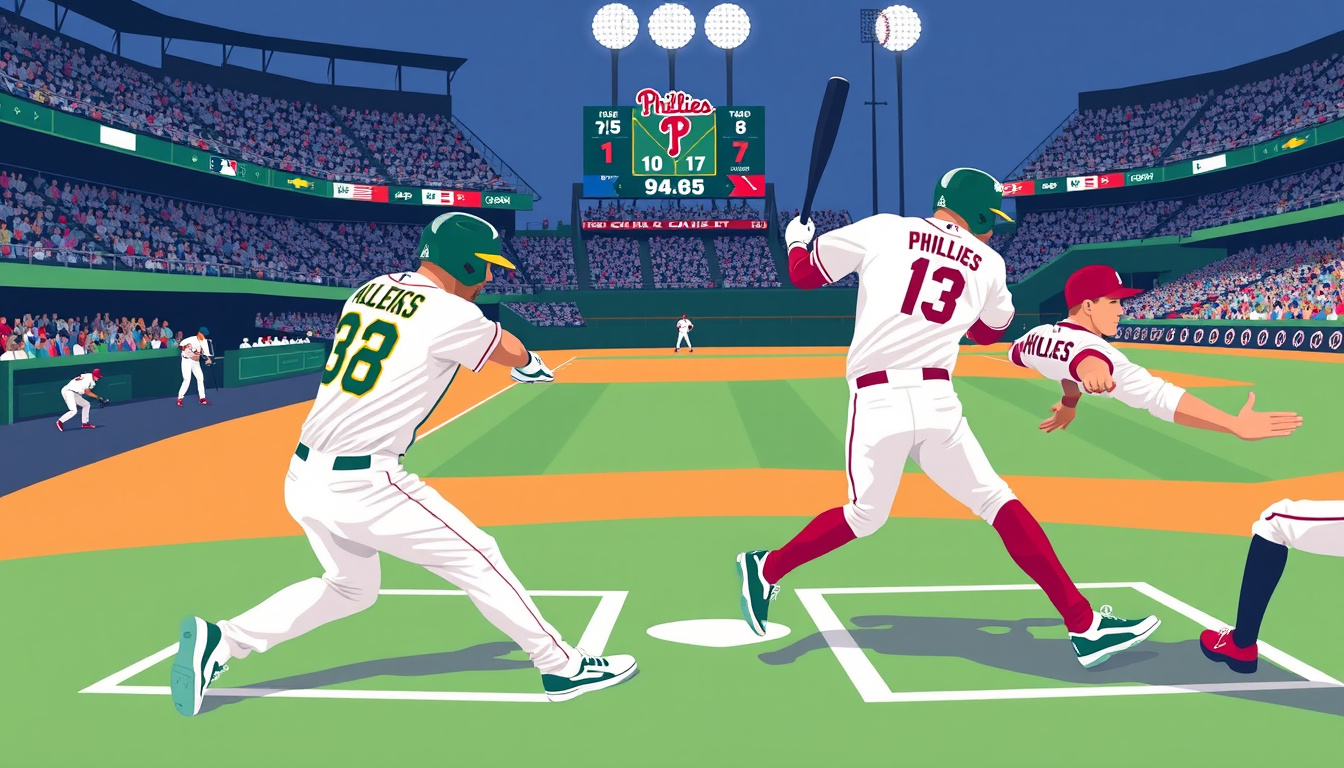 A’s Streak Hits 10: An Overview of Their Narrow Miss Against the Phillies