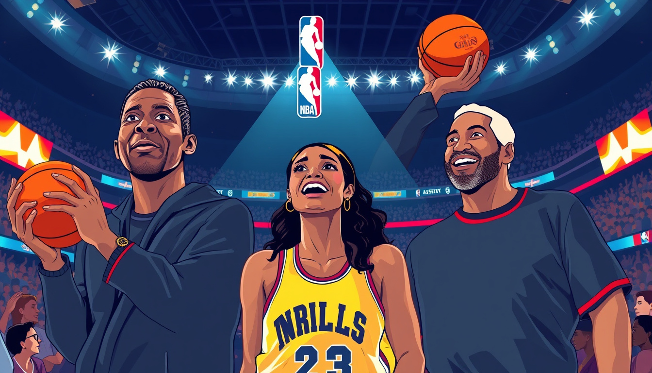 Star-Studded Spectacle: Oscar Robertson, Caitlin Clark, and Reggie Miller Illuminate Game 3 of the NBA Finals